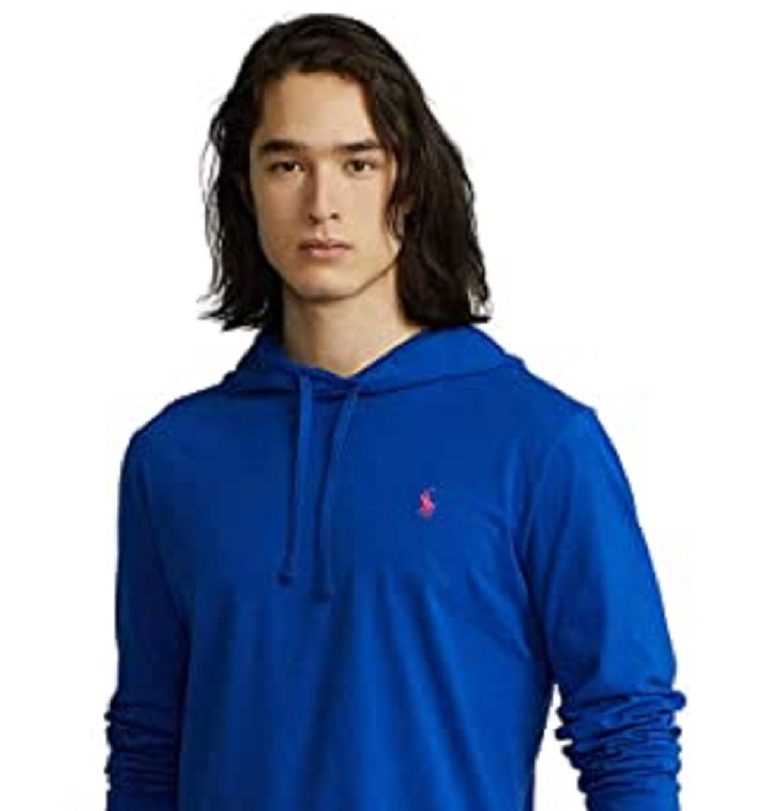 Polo Ralph Lauren Men's Jersey Hooded T-Shirt Blue Size Small