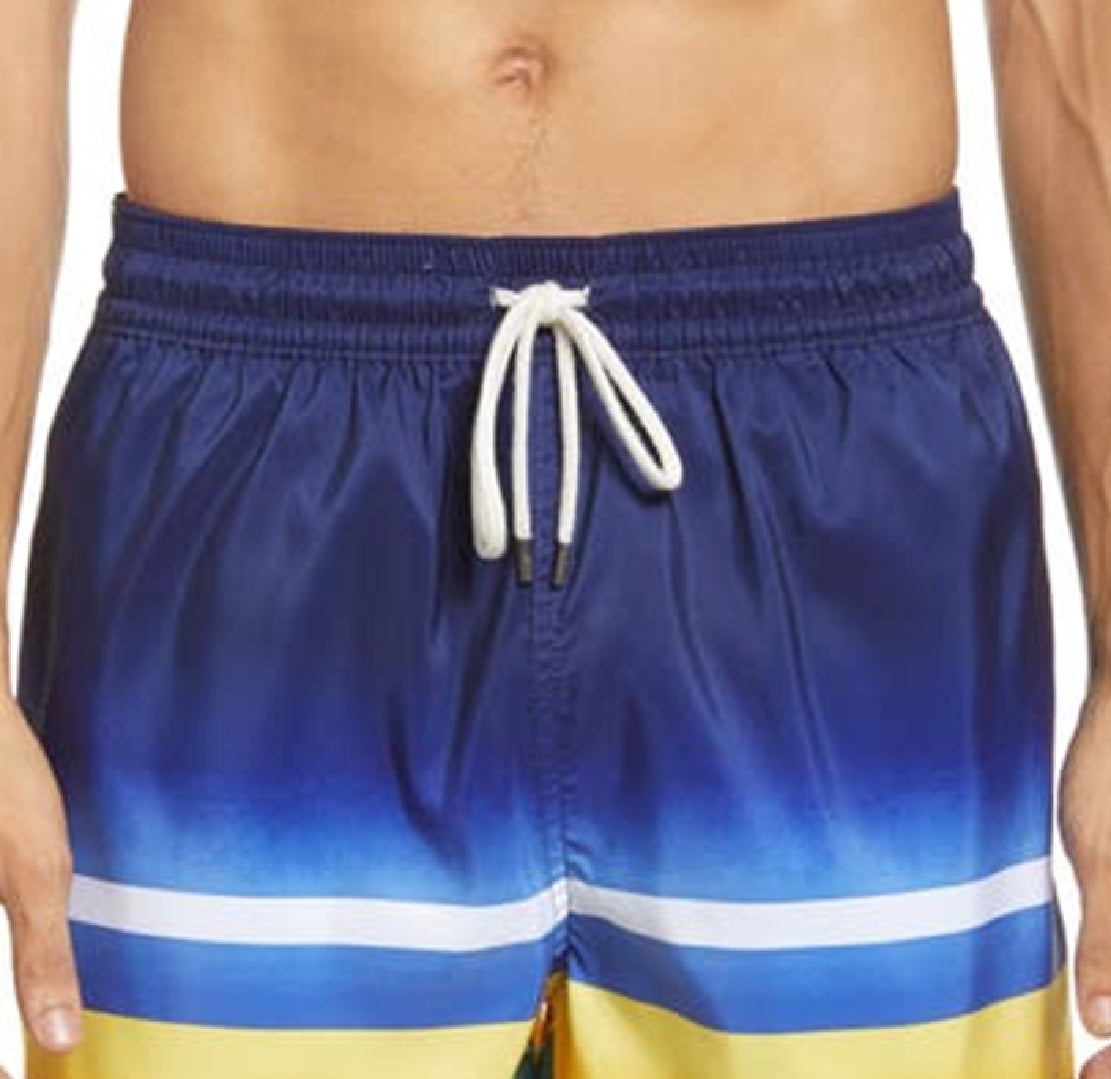 Polo Ralph Lauren Men's Stripe Swim Trunks Stripes Assorted Size Large