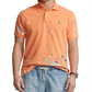 Polo Ralph Lauren Men's Classic Fit Paint Splatter Mesh Polo Orange Size X-Large