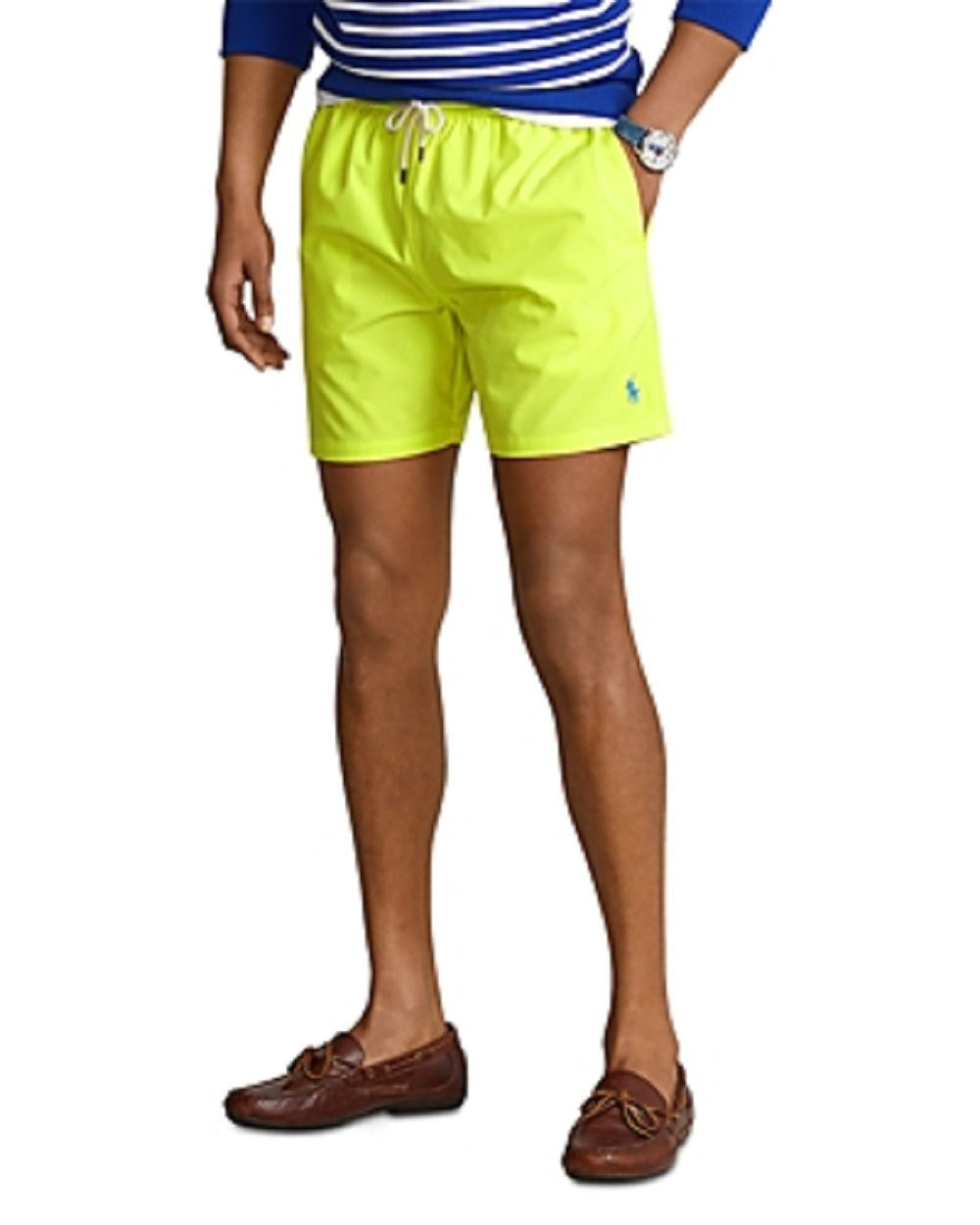 Polo Ralph Lauren Men's Traveler Classic Swim Trunks Yellow Size Medium