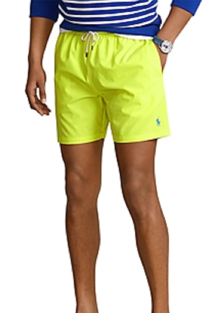 Polo Ralph Lauren Men's Classic Swim Trunks Yellow Size X-Large