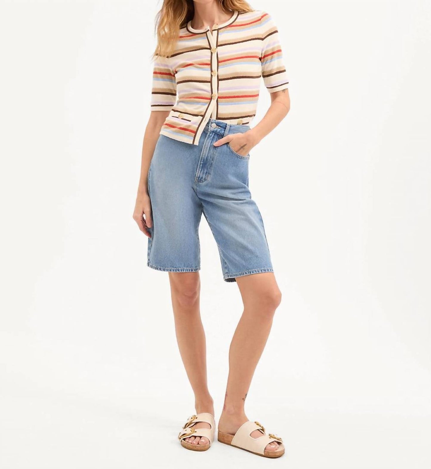 Veronica Beard - Brendan Striped Cardigan