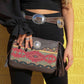 American West - Women's Hand Woven Santa Fe Tapestry Crossbody Bag