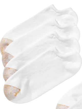 Gold Toe Men's 8 Pack Athletic No Show Socks White Size 6-12