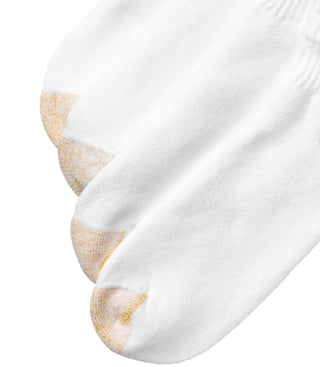Gold Toe Men's 8 Pack Athletic Quarter Socks White Size 6-12