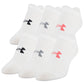 Under Armour Women's Training No Show Sock White Size 6-9