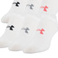 Under Armour Women's Training No Show Sock White Size 6-9