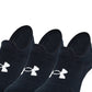 Under Armour Men's Essential Ultra Low Tab 3 Pairs Socks Black Size 6-9