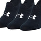 Under Armour Men's Essential Ultra Low Tab 3 Pairs Socks Black Size 6-9