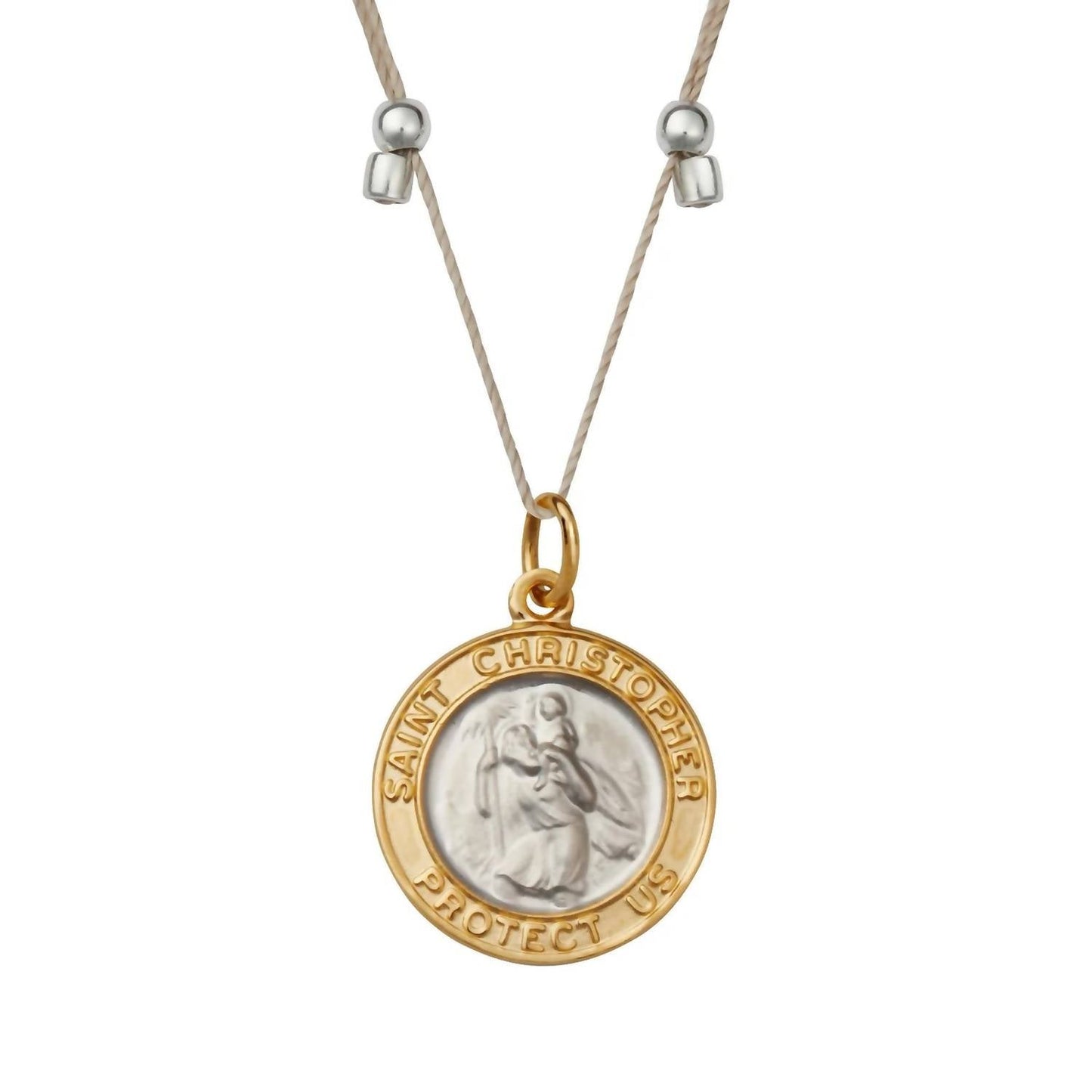 &Livy - Saint Christopher Protection Necklace