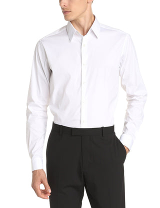 Theory Men's Sylvain Wealth Shirt White Size Medium