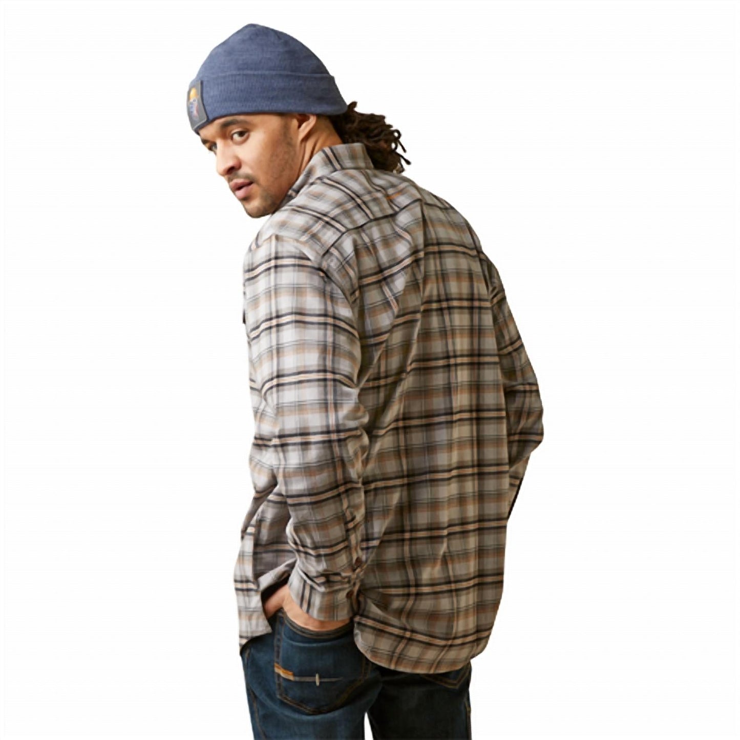 Ariat - Men's Rebar Durastretch Flannel Work Shirt