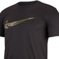 Nike Men's Dry Print Logo Training T-Shirt Black Size X-Large