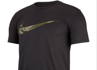 Nike Men's Dry Print Logo Training T-Shirt Black Size X-Large