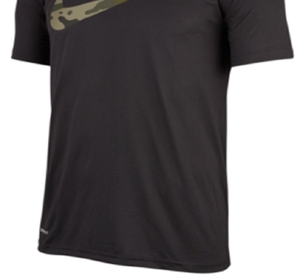 Nike Men's Dry Print Logo Training T-Shirt Black Size X-Large