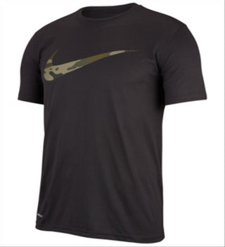 Nike Men's Dry Print Logo Training T-Shirt Black Size X-Large