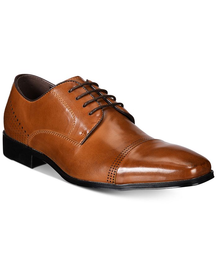 Kenneth Cole Men's Lesson Plan Oxfords Shoes Brown Size 13 M