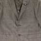 Ralph Lauren Men's Long Plaid Sport Coat Brown Size 38