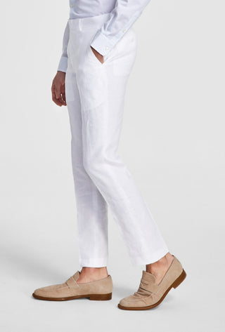 Bar III Men's Slim Fit Linen Suit Pants White Size 29X30
