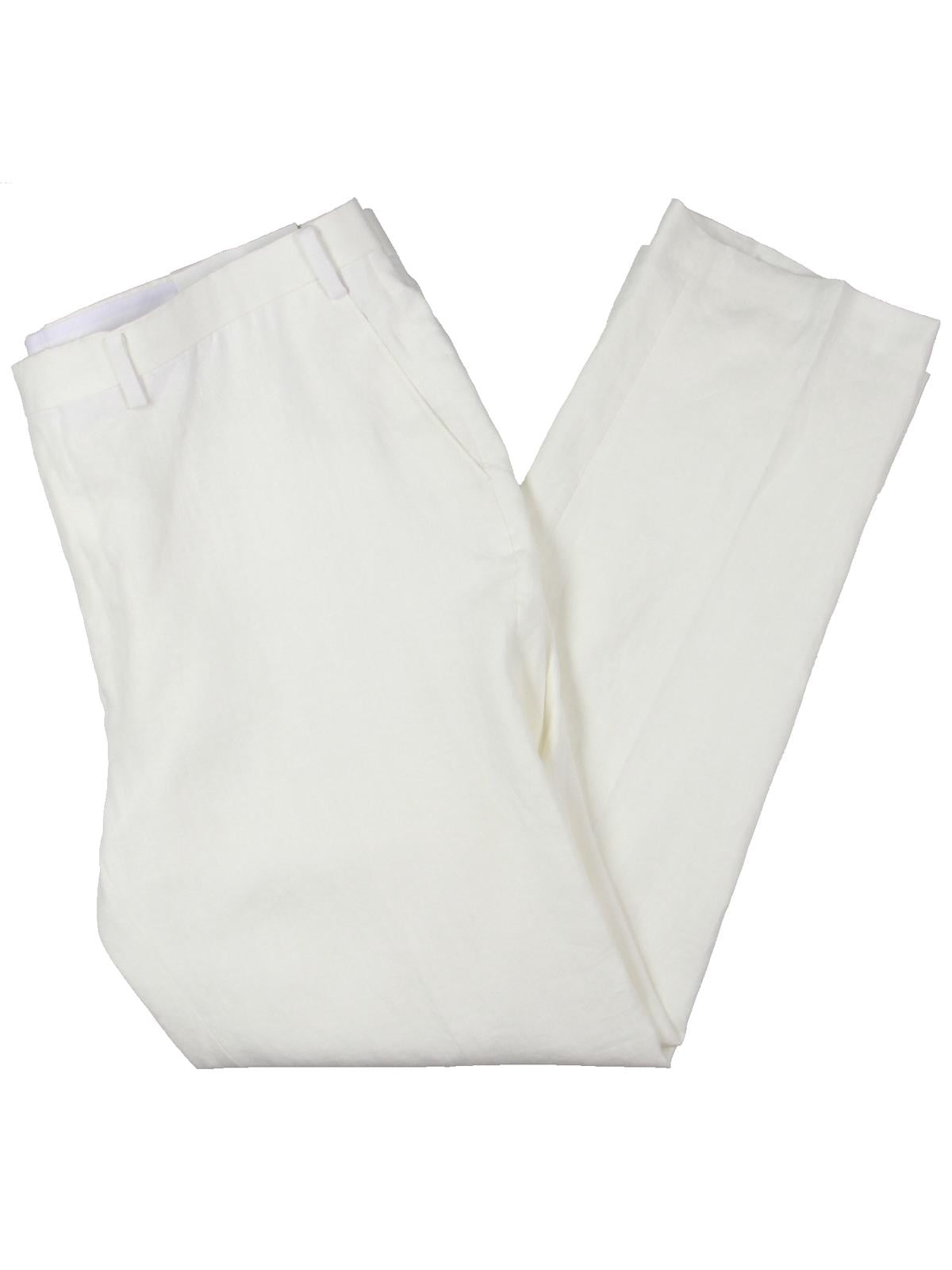 Ralph Lauren Men's Solid Linen Suit Separate Pants White Size 36X29