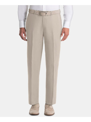 Ralph Lauren Men's Flat Front Classic Fit Pants Beige Size 33X32