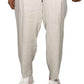 Ralph Lauren Men's Linen Flat Front Dress Pants Brown Size 40X32
