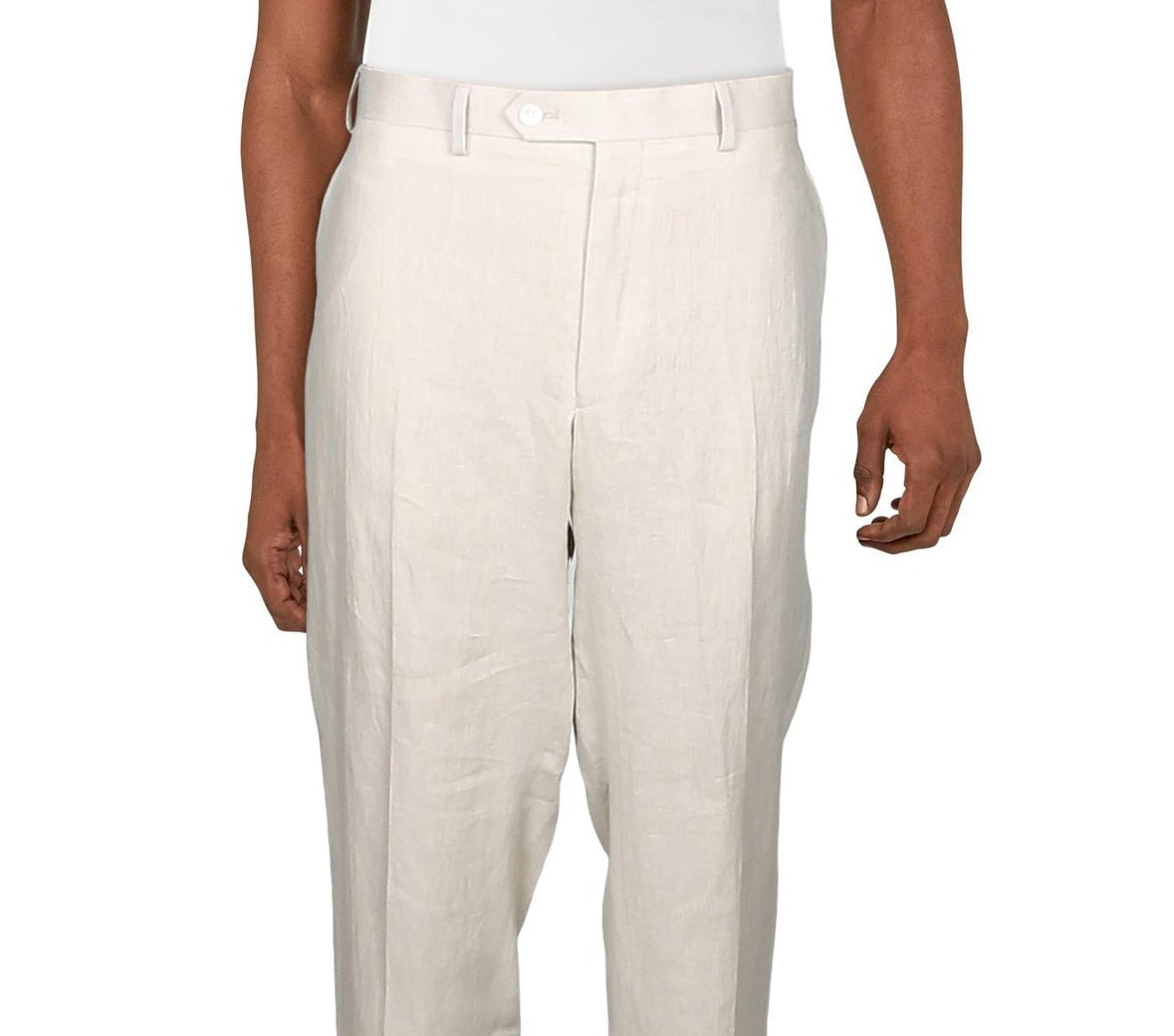 Ralph Lauren Men's Solid Tan Linen Suit Separate Pants Beige Size 42X32