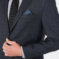 Ralph Lauren Men's Check Button Down Jacket Gray Size 46