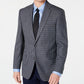 Tommy Hilfiger Mens Plaid Modern Fit Sportcoat Grey Size 43