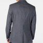 Tommy Hilfiger Mens Plaid Modern Fit Sportcoat Grey Size 43