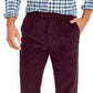 Lauren Ralph Lauren Men's Maroon Straight Leg Classic Fit Pants Wine Size W42/ L32