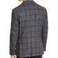 Tommy Hilfiger Men's Modern Fit Thflex Stretch Plaid Sport Coat Gray Size 46