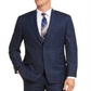 Michael Kors Men's Classic Fit Airsoft Stretch Plaid Suit Jacket Blue Size 48