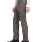 Bar III Men's Wool Plaid Printed Dress Pants Gray Size 32X30