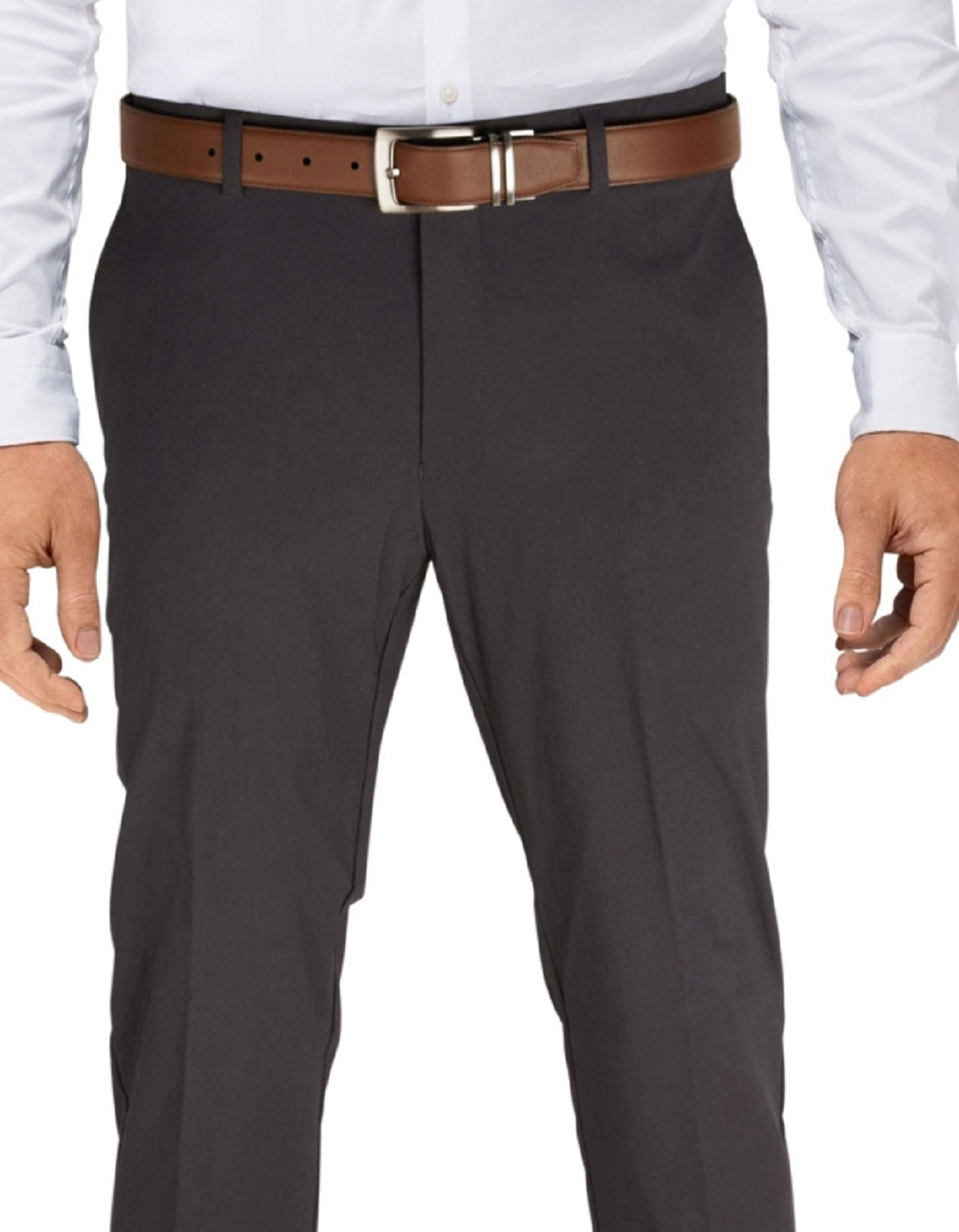 Tommy Hilfiger Men's Modern Fit Th Flex Stretch Comfort Pants Black Size 36X32