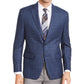 Michael Kors Men's Modern Fit Patterned Blazer Blue Size 44