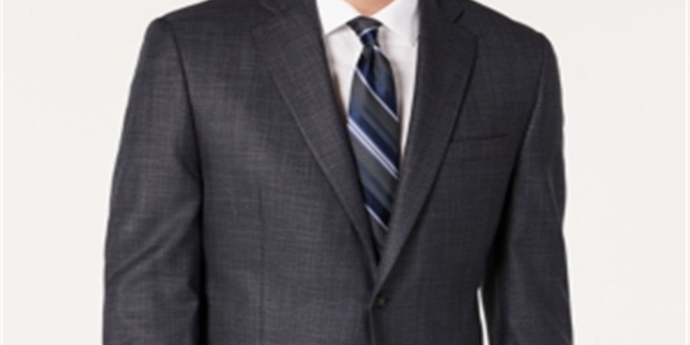 Michael Kors Men's Suit Seperate Long Blazer Grey Size 44