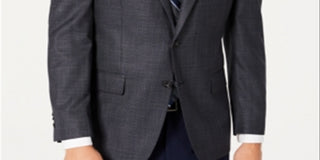 Michael Kors Men's Suit Seperate Long Blazer Grey Size 44