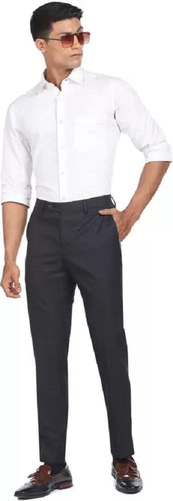 Calvin Klein Men's Slim Fit Stretch Mini Grid Dress Pants Blue Size 42X32