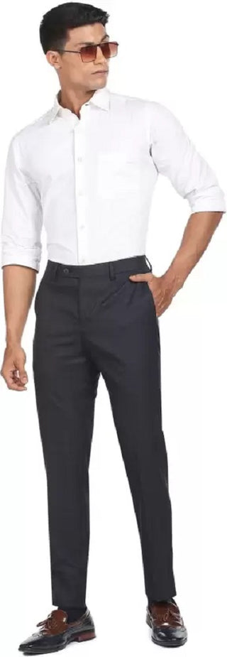 Calvin Klein Men's Slim Fit Stretch Mini Grid Dress Pants Blue Size 42X32