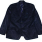 Ralph Lauren Men's Blazer Faux Suede Two Button Blue Size 48