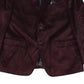 Ralph Lauren Men's Short Suede Notched Sport Coat Red Size 42