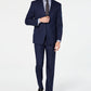 Marc New York Men's Modern Fit Plaid Suit Blue Size 42