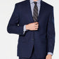 Marc New York Men's Modern Fit Plaid Suit Blue Size 42