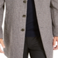 Calvin Klein Men's Prosper Wool Blend X Fit Overcoat Brown Size 48