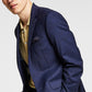 Bar III Men's Skinny Fit Wrinkle Resistant Wool Suit Separate Jacket Blue Size 44