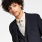 Bar III Men's Slim Fit Wool Suit Jacket Black Size 36