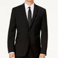 Bar III Men's Slim Fit Wool Suit Jacket Black Size 38