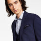 Bar III Men's Slim Fit Wool Suit Jacket Blue Size 38