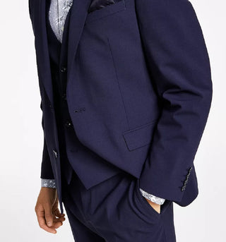 Bar III Men's Slim Fit Wool Suit Jacket Blue Size 40S